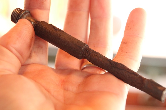 Rusted bolt